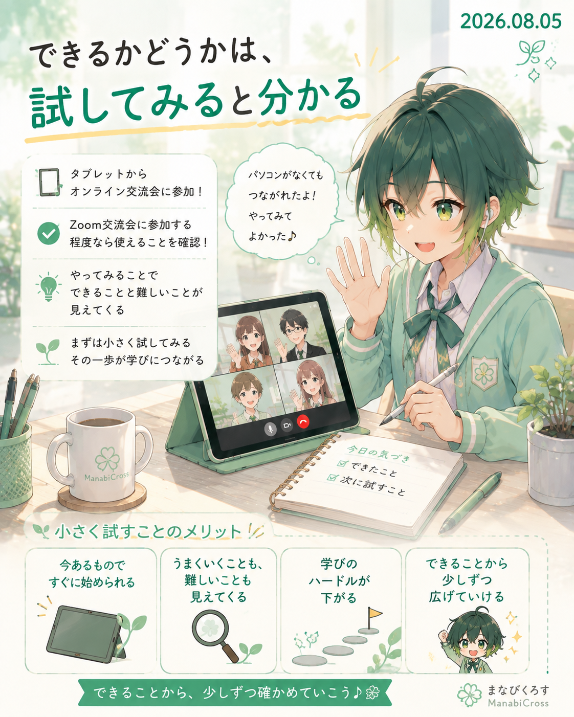 【できるかどうかは、試してみると分かる】